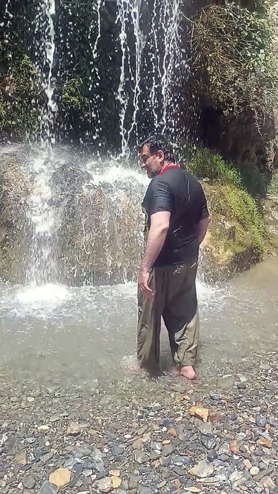 Bath in Waterfall