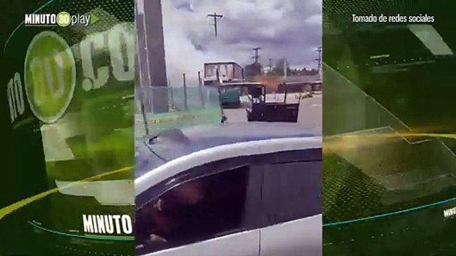 Camión que transportaba baterías de litio explotó en la autopista al sur de Soacha