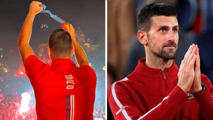 Novak Djokovic regresa a casa con la medalla de oro en los Juegos de París y así fue ovacionado