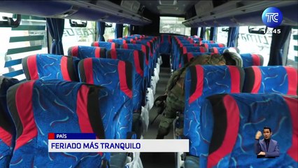 Ecuador: Reducción de emergencias durante el feriado gracias al toque de queda