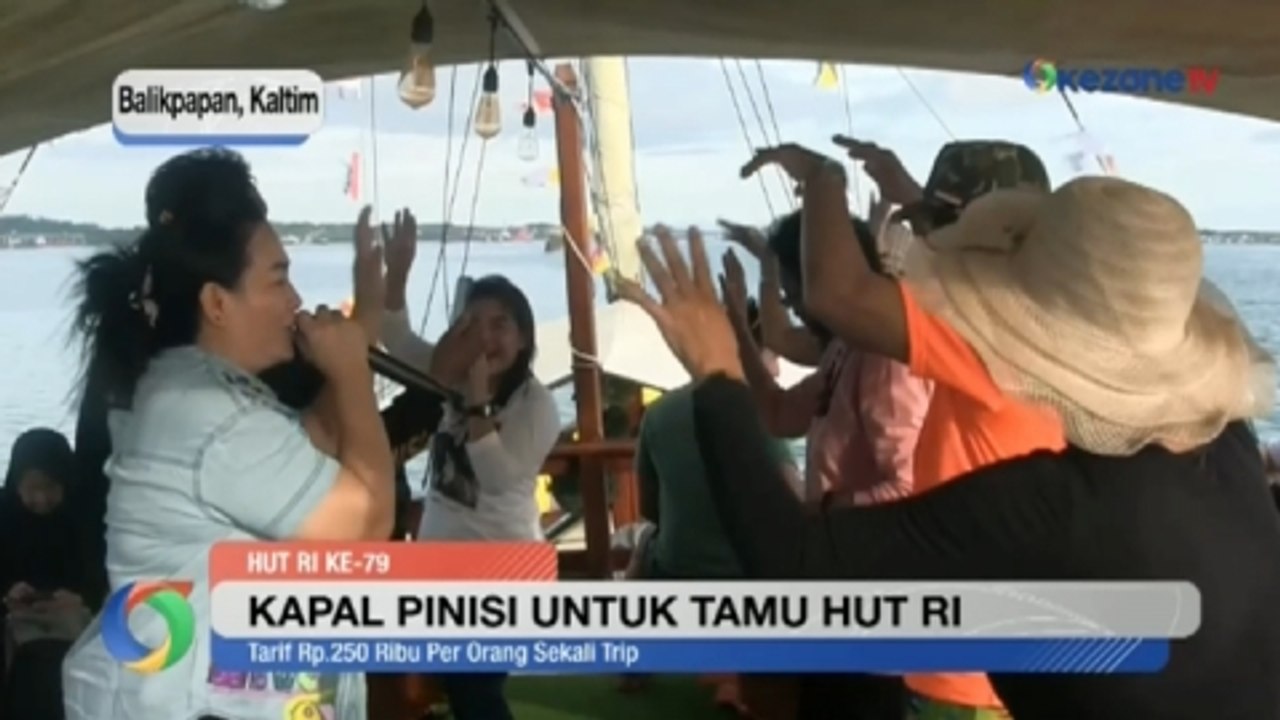 OKEZONE UPDATES: Kapal Pinisi untuk Tamu HUT RI...