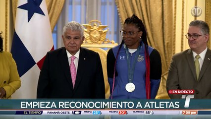 Presidente Mulino hace reconocimiento a atletas que representaron a Panamá en Juegos Olímpicos de París