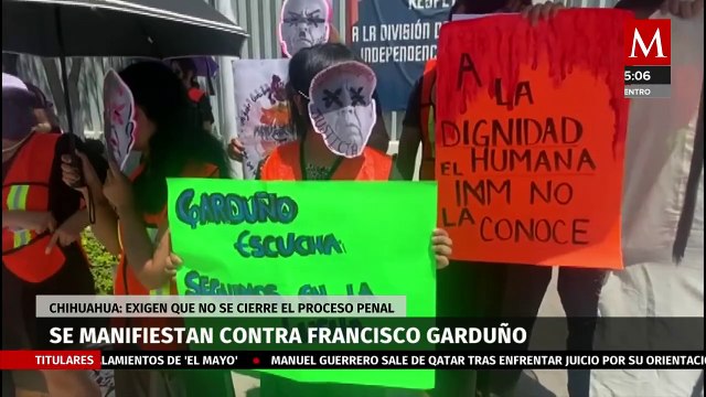 Protestas en Ciudad Juárez contra Francisco Garduño por caso de migrantes fallecidos