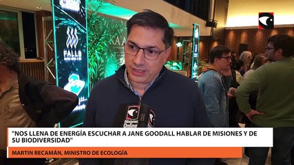 Nos llena de energía escuchar a Jane Goodall hablar de Misiones y de su biodiversidad