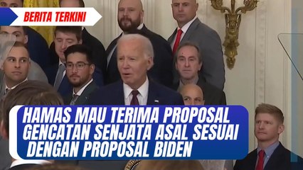Hamas Mau Terima Proposal Gencatan Senjata Asal Sesuai Proposal Biden