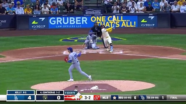 MLB: William Contreras le da vida a Milwaukee con su jonrón 14