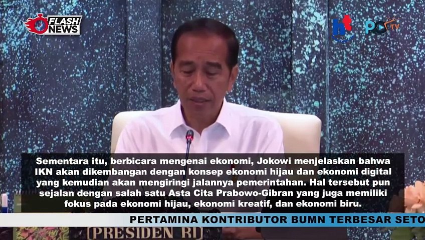 Sidang Kabinet Perdana di IKN, Prabowo Hadir Sebagai Presiden Terpilih 2024-2029