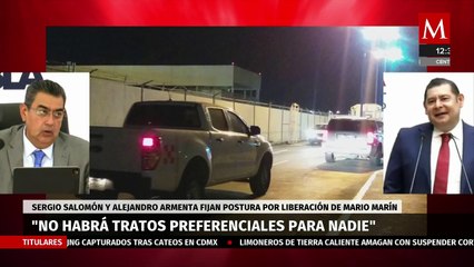 Sergio Salomón asegura que no habrá tratos preferenciales tras liberación de Mario Marín