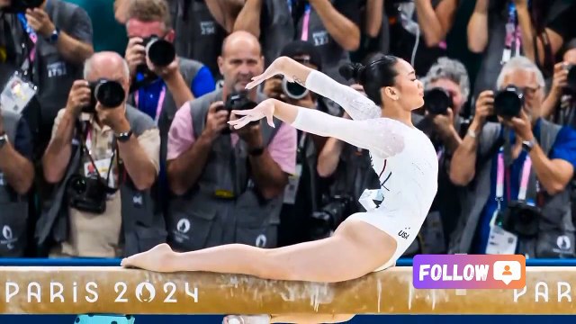 Gymnast Suni Lee Reveals WHY She _ Simone Biles Fell Off Balance Beam _ 2024 Olympics _ E_ News