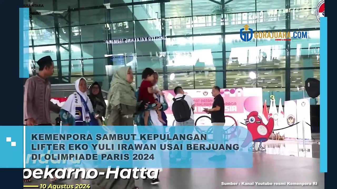 KEMENPORA SAMBUT KEPULANGAN LIFTER EKO YULI IRAWAN USAI BERJUANG DI OLIMPIADE PARIS 2024