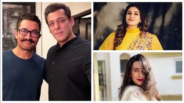 Karisma and Raveena beat each other with wigs, why did Salman and Aamir Khan tie them to a pole