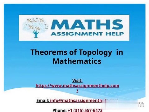 Theorems of Topology in Mathematics