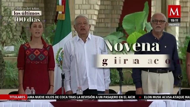 Avanza la novena gira conjunta de AMLO y Claudia Sheinbaum | Crónicas del Adiós