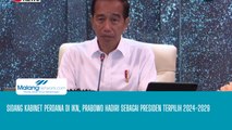 Sidang Kabinet Perdana di IKN, Prabowo Hadiri Sebagai Presiden Terpilih 2024-2029
