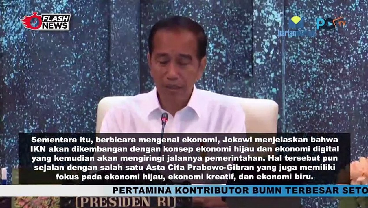 Sidang Kabinet Perdana di IKN, Prabowo Hadir Sebagai Presiden Terpilih 2024-2029