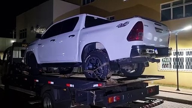 PM localiza em Cascavel Hilux furtada em Minhas Gerais
