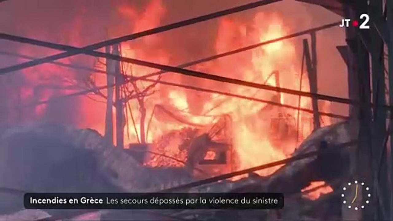 Grèce: Des incendies massifs continuent de se propager dans les banlieues nord-est d’Athènes malgré le déploiement de centaines de pompiers, forçant des milliers d’habitants à fuir leurs logements - VIDEO