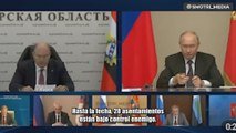 Captan el momento en el que despierta la ira de Putin en plena reunión tras conocer el último movimiento de Ucrania