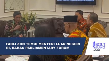 FADLI ZON BERTEMU WAKIL MENTERI LUAR NEGERI RI UNTUK MEMBAHAS INDONESIA-AFRICA PARLIAMENTARY FORUM