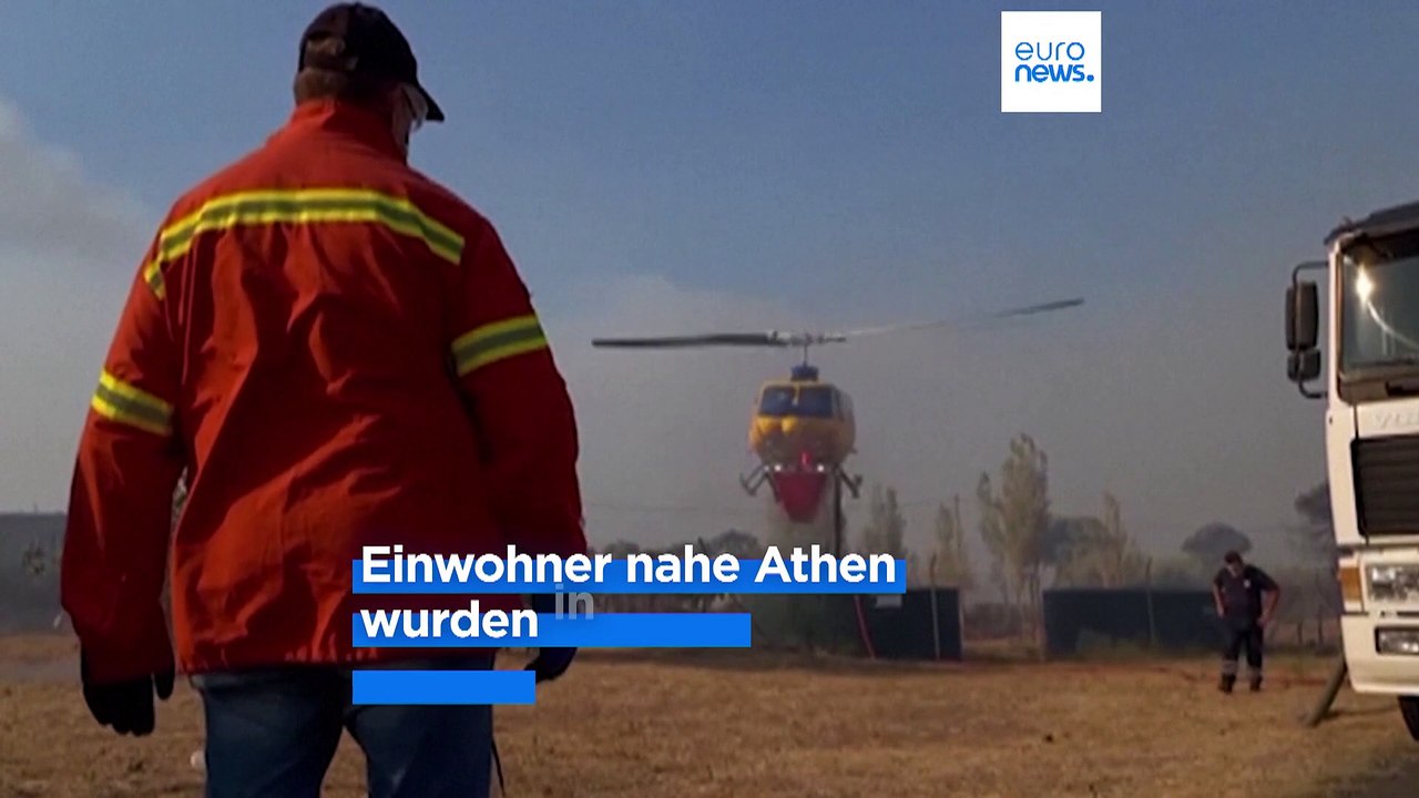 Verheerende Waldbrände bedrohen Griechenlands Hauptstadt Athen: verkohlte Leiche einer Frau gefunden