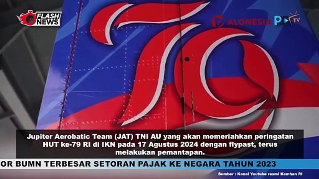 Tiba di IKN, Jupiter Aerobatic Team Siap Beraksi di Langit IKN dalam Momen HUT RI ke-79