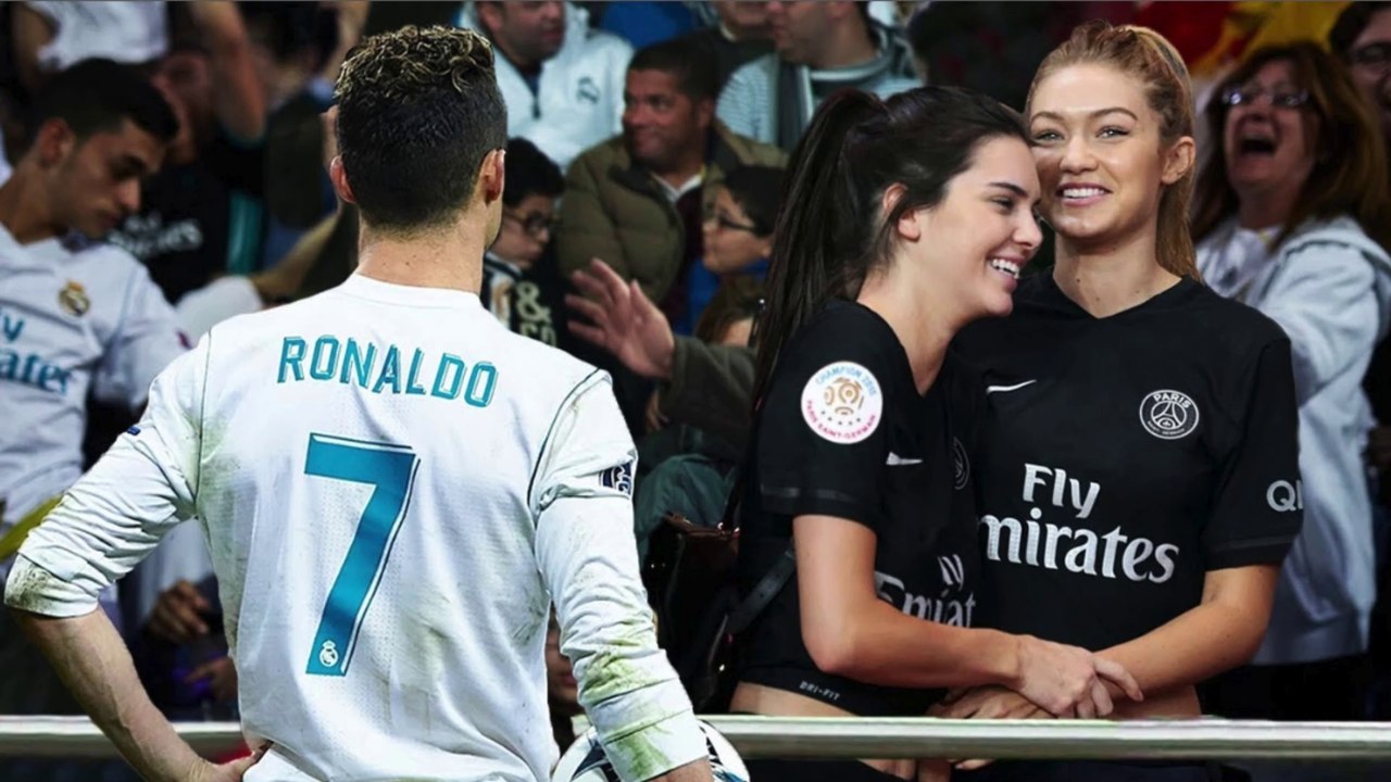 Kendall Jenner & Gigi Hadid will never forget Cristiano Ronaldo s performance in this match.  #ronaldo #messi #neymar #football