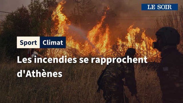 Grèce: les incendies se rapprochent d'Athènes