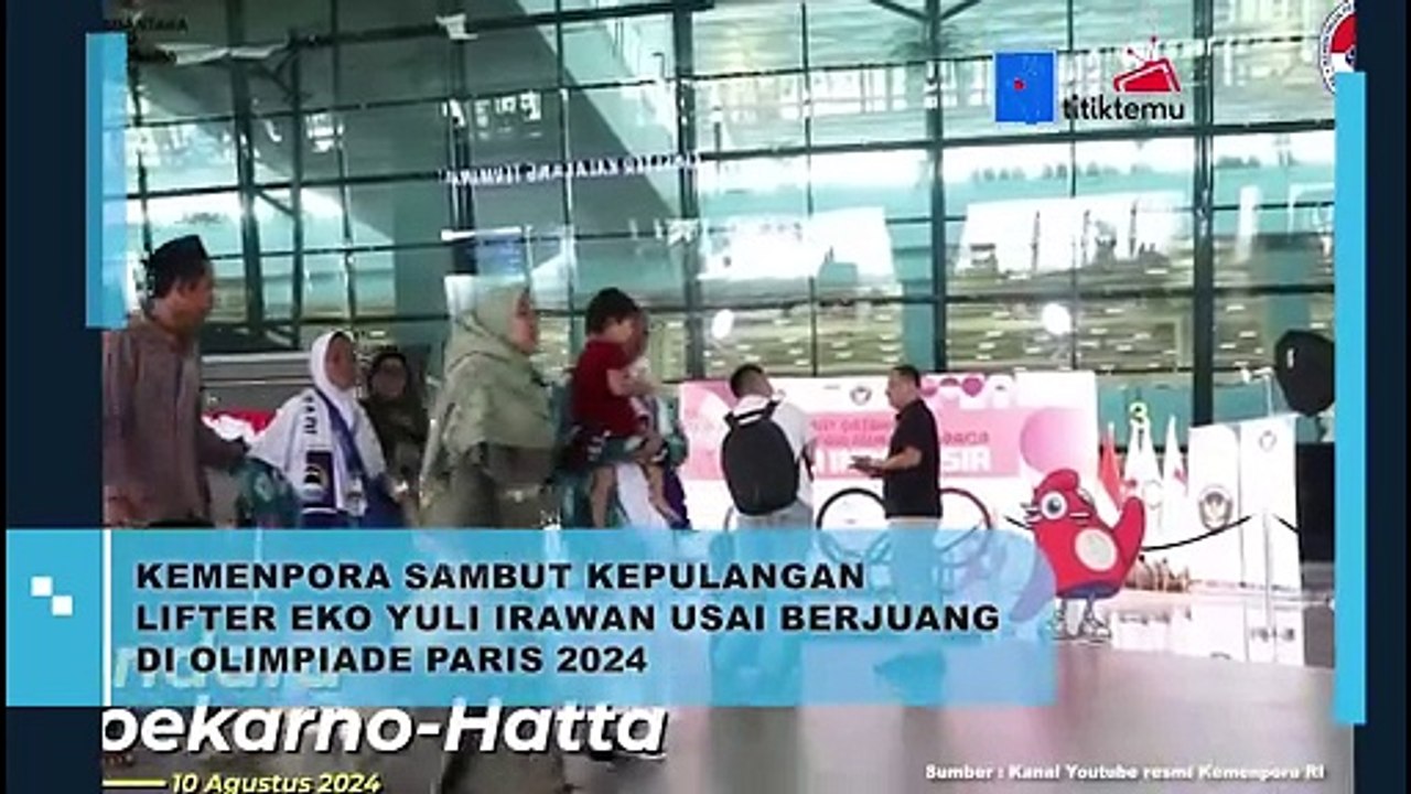 Kemenpora Sambut Kepulangan Lifter Eko Yuli Irawan Usai Berjuang Di Olimpiade Paris 2024