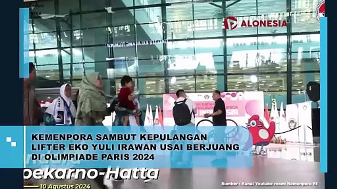 Kemenpora Sambut Kepulangan Lifter Eko Yuli Irawan Usai Berjuang di Olimpiade Paris 2024