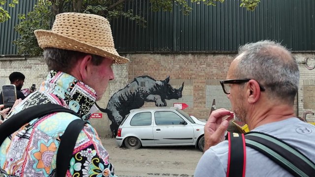 Banksy unveils eighth animal-themed artwork in London