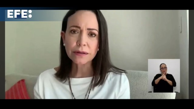 María Corina Machado: Lo único que le queda a Maduro es el apoyo del alto mando militar