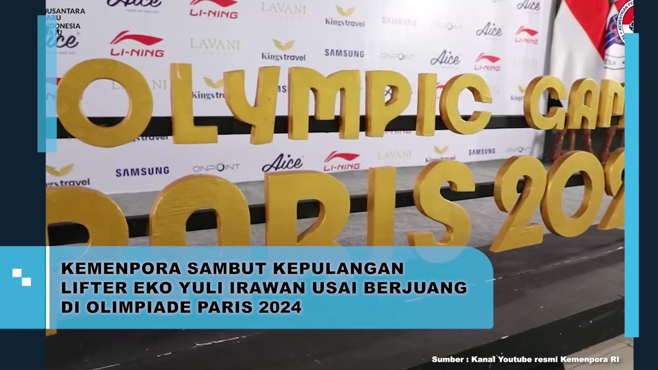 Kemenpora Sambut Kepulangan Lifter Eko Yuli Irawan Usai Berjuang di Olimpiade Paris 2024