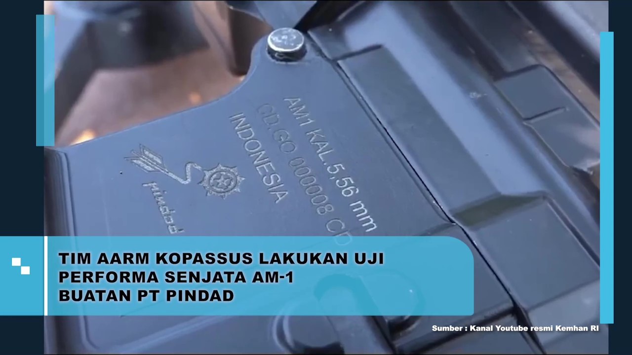 Tim AARM Kopassus Lakukan Uji Performa Senjata AM-1 Buatan PT Pindad
