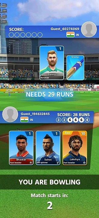 Cricket league game