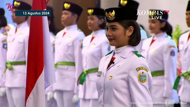[FULL] Momen Presiden Jokowi Kukuhkan Anggota Paskibraka HUT ke-79 RI Perdana di IKN