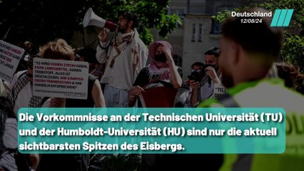 Die Vorfälle an der TU und der HU: Nur die Sichtbaren Spitzen des Eisbergs