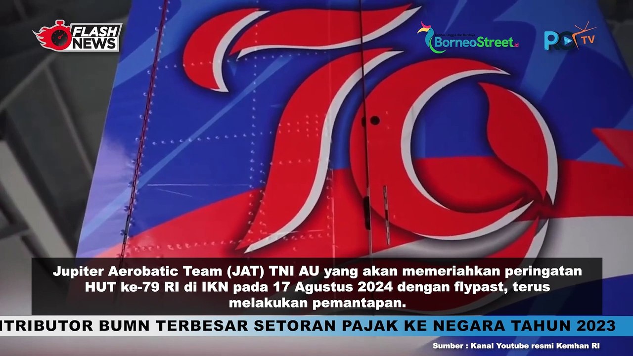 Tiba di IKN, Jupiter Aerobatic Team Siap Beraksi di Langit IKN Dalam Momen HUT RI ke-79