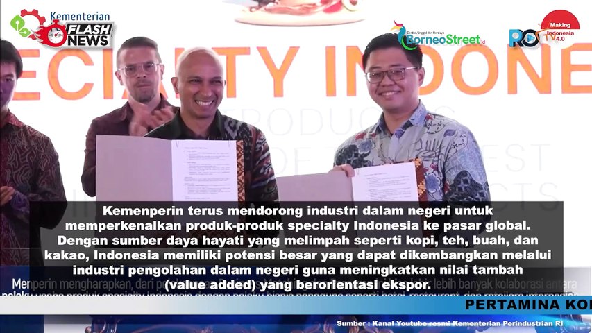 Kemenperin Dorong Industri Kembangkan Produk Specialty Premium Asli Indonesia