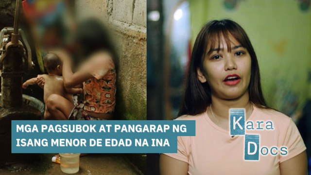 Mga pagsubok at pangarap ng isang menor de edad na ina | Kara Docs