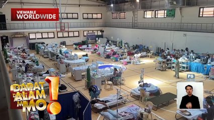 Gym sa NKTI, nagsilbing extension ward dahil sa tumataas na kaso ng leptospirosis | Dapat Alam Mo!