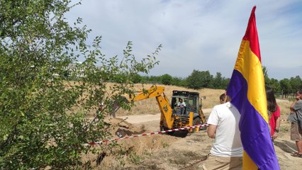 Comienza la búsqueda en una fosa común de la Guerra Civil en el barrio de Montecarmelo