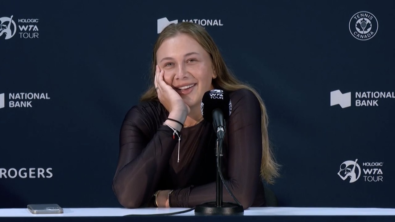 Tennis - Toronto 2024 - Amanda Anisimova : "It's not easy being your own best friend !"