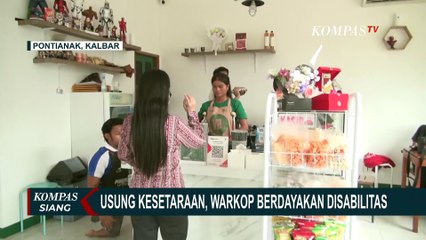 Usung Kesetaraan, Warkop di Pontianak Berdayakan Disabilitas
