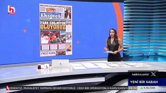 Gazetemiz @ekspreshaber_'in FARK EDİLMİYOR ÖLÜYORUZ manşeti GÖZDE ŞEKER ile Yeni Bir Sabah programında. @halktvcomtr @gozdeseker