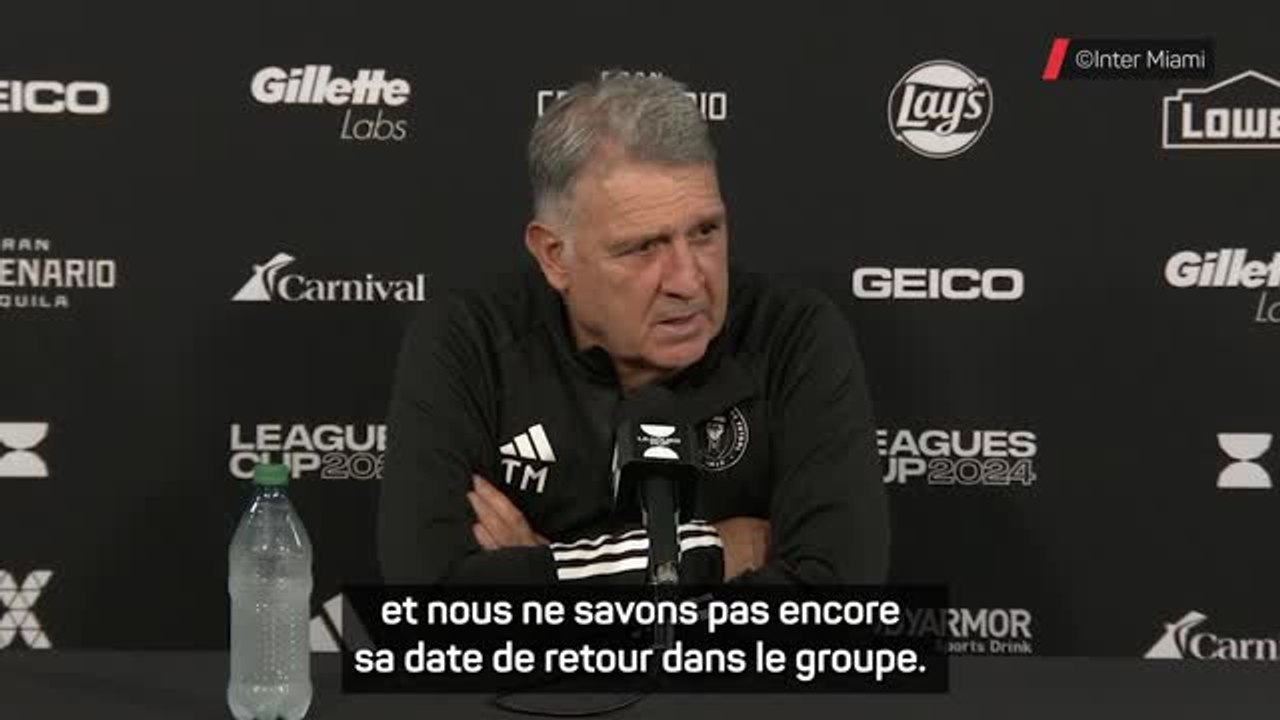 Inter Miami - Martino : "Toujours pas de date de retour pour Messi"