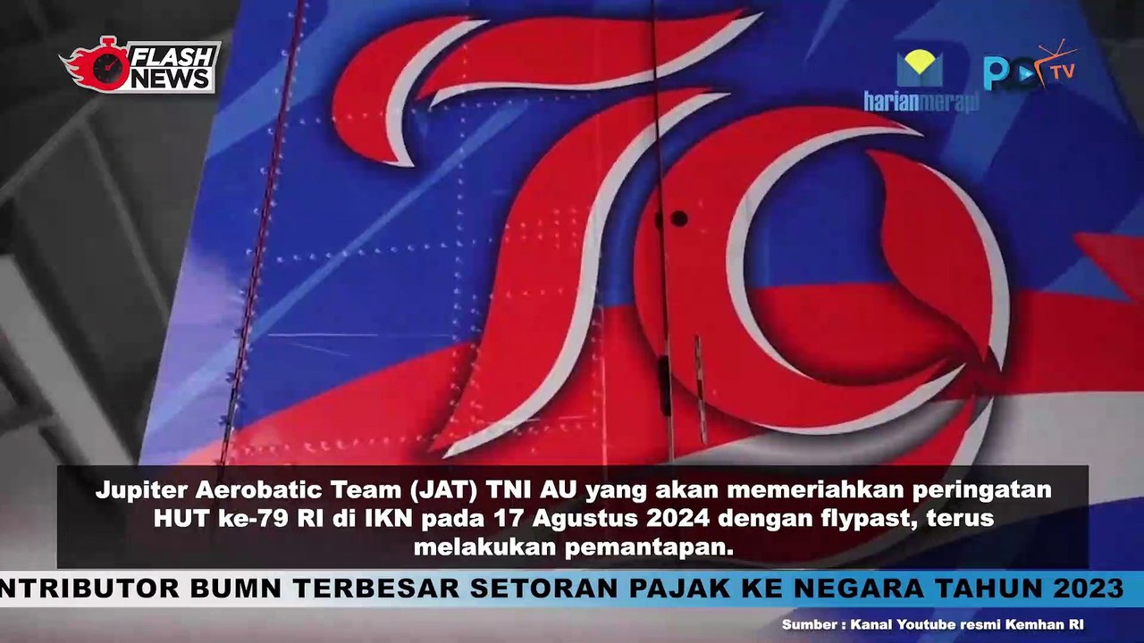 Tiba di IKN, Jupiter Aerobatic Team Siap Beraksi di Langit IKN dalam Momen HUT ke-79 RI