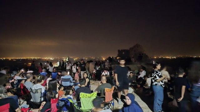 Zerzevan Kalesi'nde 'Perseid Meteor Yağmuru Gözlem'ini 6 bin kişi izledi