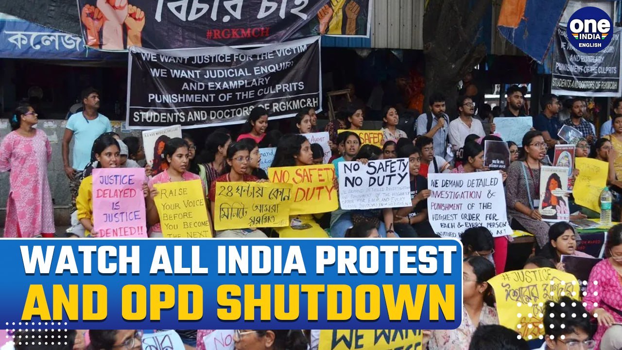 Kolkata Doctor Death: Doctor Protests Across In...