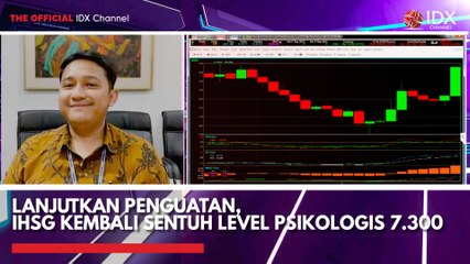 Lanjutkan Penguatan, IHSG Kembali Sentuh Level Psikologis 7.300