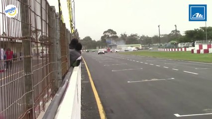 Pabar VW Challenge Class A and C 2024 Killarney Race 2 Victor Ferro Big Crash